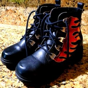 Harley Davidson Sz. 7.5 Black Leather Boots